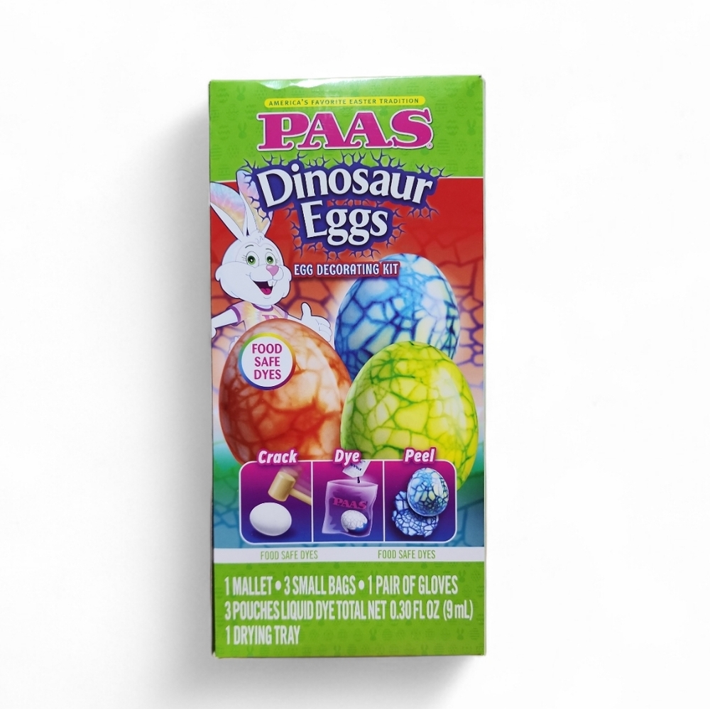 PAAS Dinosaur Eggs Decorating Kit - NWT